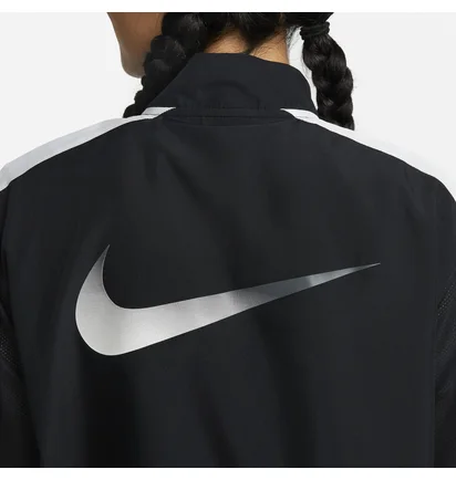 Олімпійка жіноча Nike Swsh Run Jkt Black DX1037-010