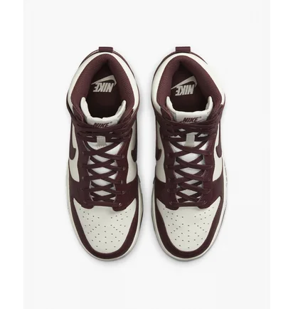 Кросівки жіночі Nike Dunk High Bordo/Beige Dd1869-601