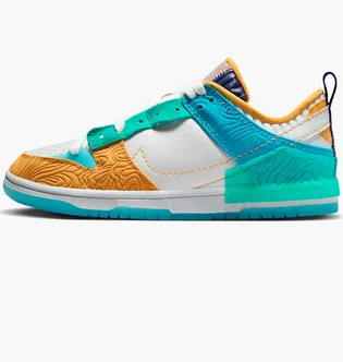 Кросівки жіночі Nike Dunk Low Disrupt X Serena Williams Design Crew Shoes White/Light Blue DX4220-100