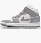 Кроссовки женские Nike Air Jordan 1 Mid Stealth Grey Bq6472-115