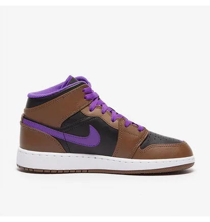 Кросівки дитячі Air Jordan 1 Mid Older Brown/Black DQ8423-215
