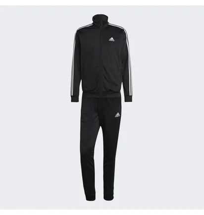 Спортивний костюм чоловічий Adidas Sportswear Basic 3-Stripes Tricot Track Suit Set Black Ic6747