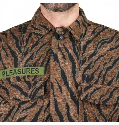 Куртка унісекс Pleasures Jungle Jacket Brown P21F028-BROWN