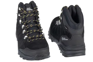 Ботинки мужские Jack Wolfskin Refugio Texapore Black 4049841-6357