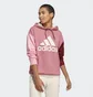 Худи женское Adidas Essentials Big Logo Oversized French Terry Hoodie Pink Ic9869