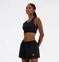Топ женский New Balance Sleek Medium Support Pocket Sports Bra Black WB41046BK