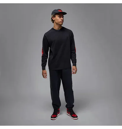 Лонгслів чоловічий Air Jordan Air Wsh 85 Ls Crew Black IB3134-010