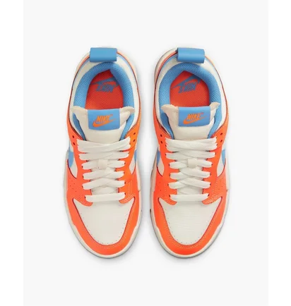 Кросівки жіночі Nike Dunk Low Disrupt Orange/White CK6654-104