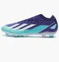 Бутсы унисекс Adidas X Crazyfast.3 Fg Violet/Light Blue GY7428