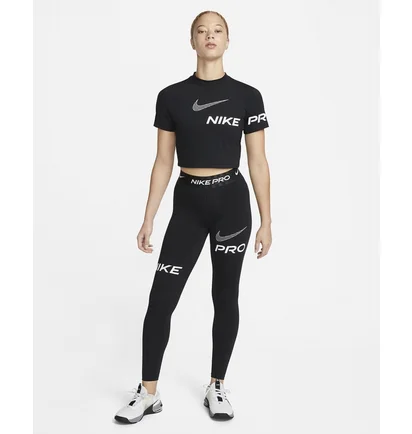Леггинсы женские Nike W Np Df Mr Grx Tght Black DX0080-010