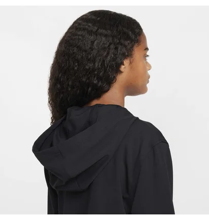 Олимпийка детская Nike K Nsw Club+ Poly Fz Hoodie Black FZ4906-010