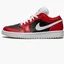 Кроссовки женские Air Jordan Wmns 1 Low Black/Red DC0774-603