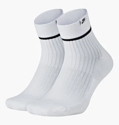 Шкарпетки унісекс Nike U Snkr Sox Essential Ankle (2 пари) White SX7167-100