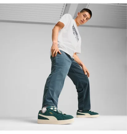 Кроссовки унисекс Puma Suede Xl Jackhammer Sneakers Green 398932-01