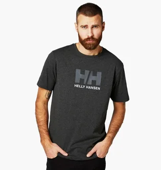 Футболка мужская Helly Hansen Logo T-Shirt Black 33979-982