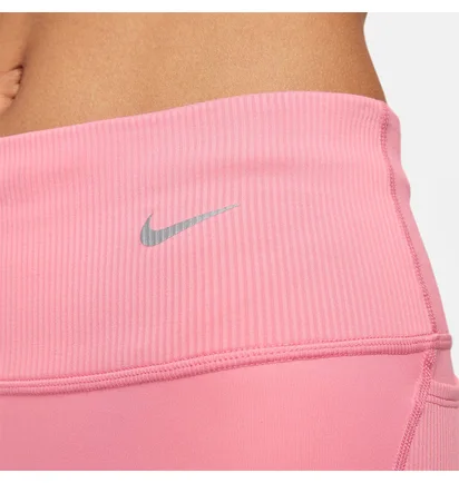 Шорты женские Nike Mid-Rise Ribbed Panel Running Pink DX2951-611