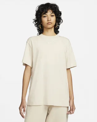 Футболка женская Nike W Nsw Essntl Tee Bf Lbr Beige Dn5697-126