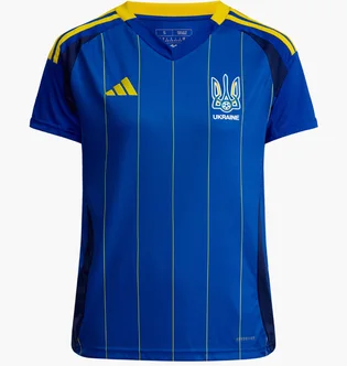 Футболка жіноча Adidas Ukraine 24 Performance Blue IP2179