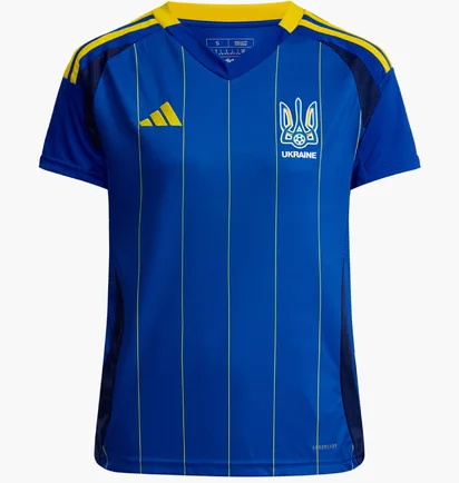 Футболка женская Adidas Ukraine 24 Performance Blue IP2179