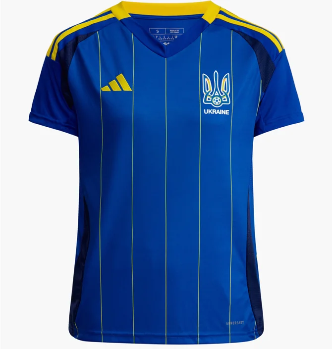 Футболка женская Adidas Ukraine 24 Performance Blue IP2179