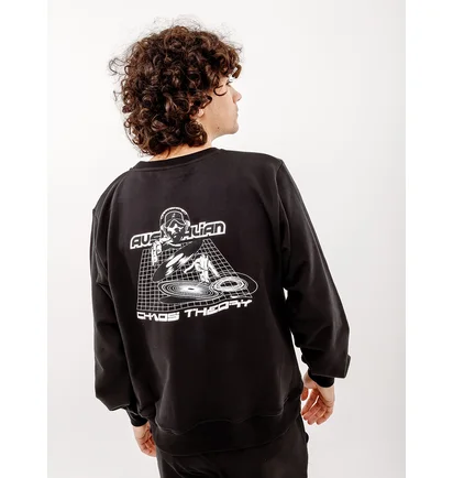 Свитшот мужской AUSTRALIAN Mixing Chaos Crewneck Black HCUFE0063-003
