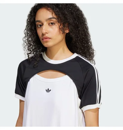Футболка женская Adidas Cali Tee Black/White JZ6784