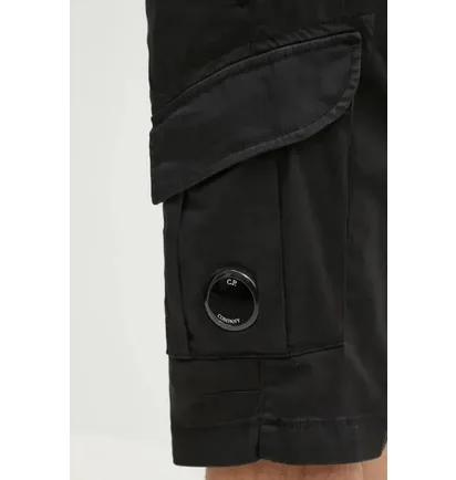 Шорти чоловічі C.P. Company Sateen Stretch Cargo Black 18CMBE116A-005694G-999