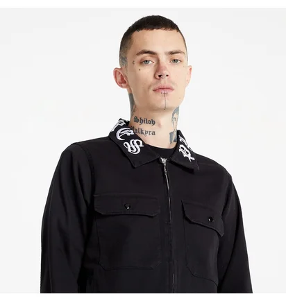 Куртка мужская Pleasures Slasher Black P21F013-BLACK