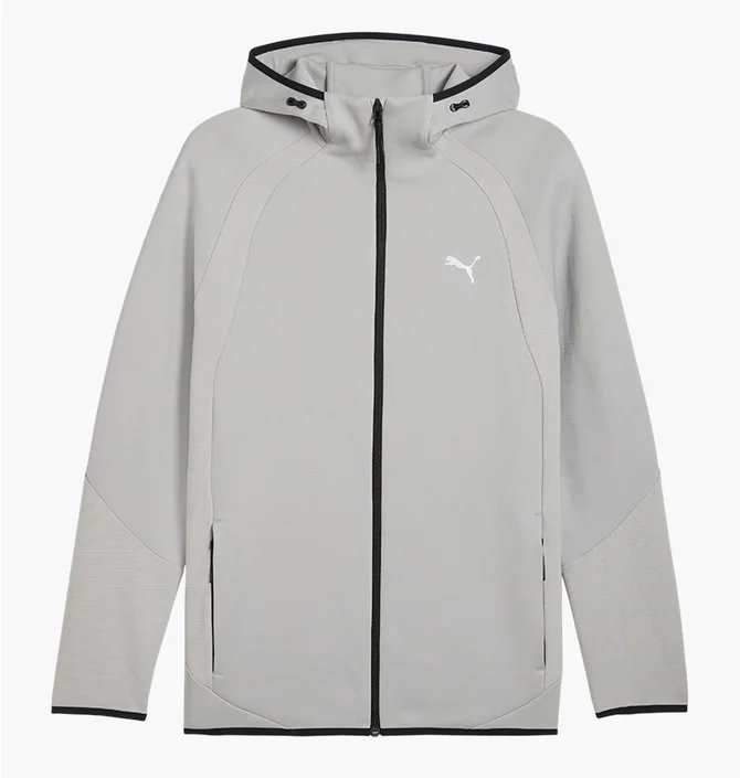 Толстовка мужская Puma Evostripe Full-Zip Grey 688231-63