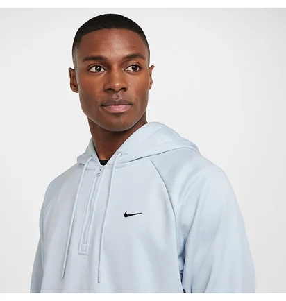 Худи мужское Nike Dna MenS Therma-Fit 1/4-Zip Basketball Hoodie Grey FZ0664-043