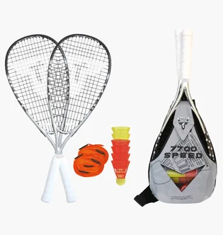 Набір для бадмінтону Dunlop Speedbadminton Set Speed 7700 Black/Metallic 490117