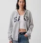 Толстовка унисекс Gap Vintagesoft Arch Logo Grey 715005321