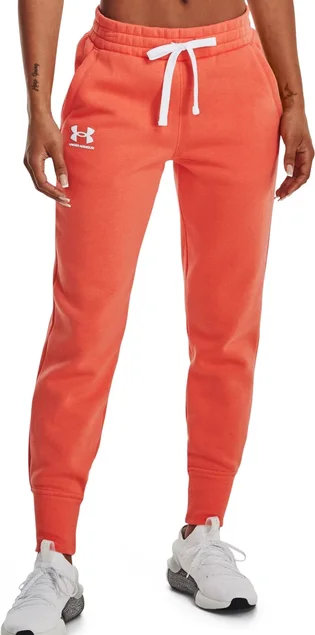 Штани жіночі Under Armour Rival Fleece Joggers Orange 1356416-877