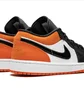Кроссовки мужские Air Jordan 1 Low Black/Orange 553558-128