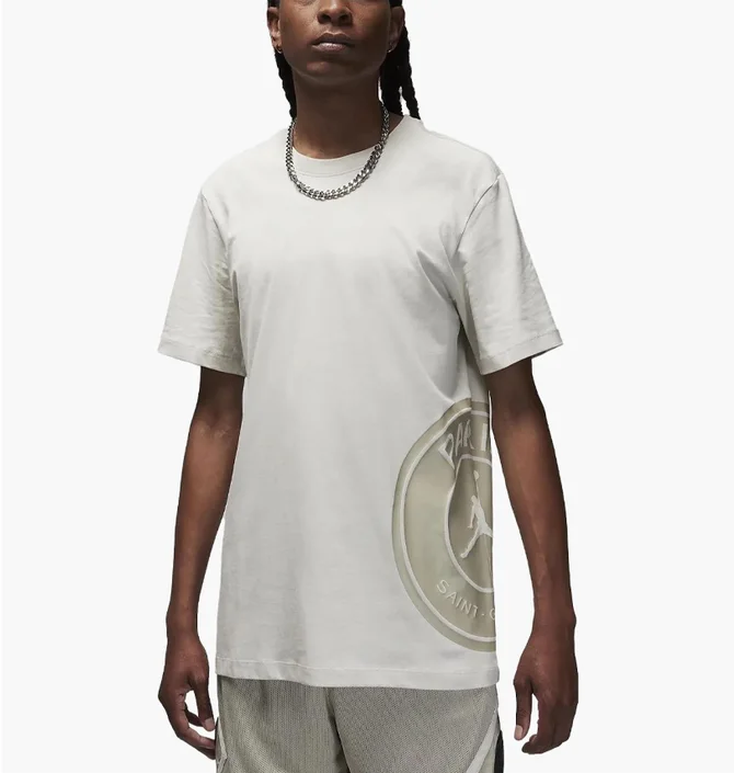 Футболка мужская Air Jordan T-Shirt Psg Logo White DZ2917-072