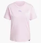 Футболка женская Adidas WomenS Lounge Mini Graphic Pink JN8262