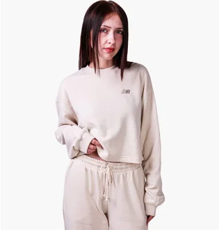 Свитшот женский New Balance Coastal Fleece Beige WT51514LIN