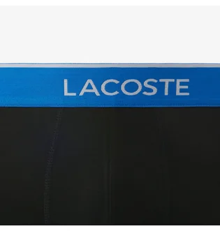 Труси чоловічі Lacoste Cotton Stretch Boxer Brief (3 шт) Black 6H1282-51