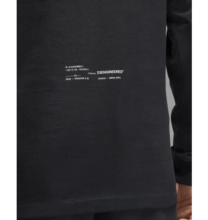 Лонгслів чоловічий Air Jordan Engineered Long-Sleeve Black Dq7370-010