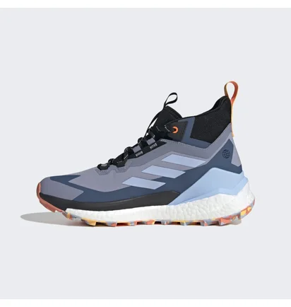 Кроссовки мужские Adidas Terrex Free Hiker 2 Gore-Tex Hiking Shoes Blue Hq8385
