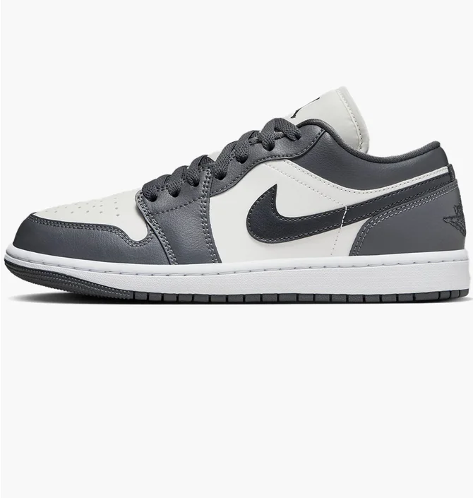 Кроссовки женские Air Jordan Air 1 Low Shoes Grey/White DC0774-102