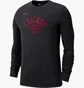 Лонгслів чоловічий Nike Nba Chicago Bulls Courtside Black DA5891-010