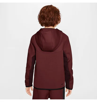 Толстовка детская Nike Sportswear Tech Fleece Bordo HV5867-653