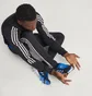 Бутси унісекс Adidas Predator Elite Black/Blue JS3106