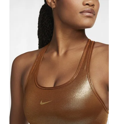 Топ женский Nike W Swoosh Icnclsh Shmr Bra Metallic Ct3791-750