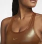 Топ женский Nike W Swoosh Icnclsh Shmr Bra Metallic Ct3791-750