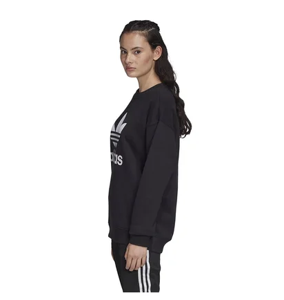 Свитшот женский Adidas Trefoil Crew Black FM3272