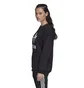 Свитшот женский Adidas Trefoil Crew Black FM3272