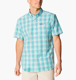 Рубашка мужская Columbia Brentyn Trail Ii Light Blue 1883521CLB-362