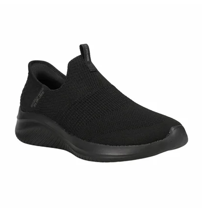 Кросівки жіночі Skechers Ultra Flex Slip-Ins 3.0 Cozy Streak Slip On Sneakers Black 149708-BBK